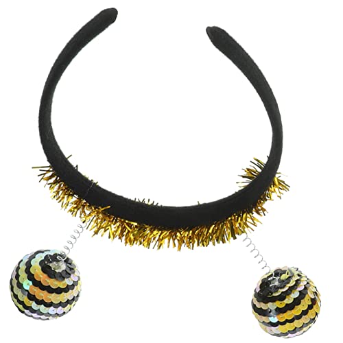 Mikinona Halloween Haarreif mit Pailletten und Federn Modischer Kopfschmuck für Erwachsene und Einfach zu Tragen Langlebig Vielseitig für Halloween Karneval Hochzeit und Geburtstagsfeiern von Mikinona