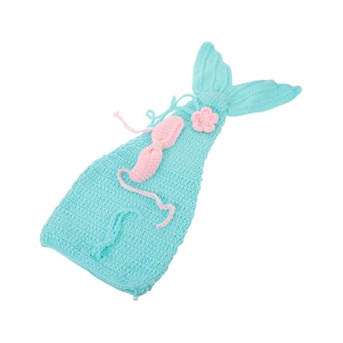 Mikinona Handgefertigtes Set Häkel-mermaid-outfit mit Weichem Hautfreundlichem Material Neugeborenen Kostüm für Mädchen Inklusive Haarband und für Kreative Fotoshootings Mikinona Handgefertigtes Set Häkel-mermaid-outfit mit Weichem Hautfreundlichem Material Neugeborenen Kostüm für Mädchen Inklusive Haarband und für Kreative Fotoshootings von Mikinona