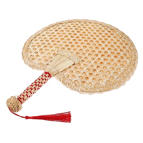 Mikinona Handgewebter Sommerfächer aus Tragbarer Dekorativer Handventilator für Zuhause und Büro Eleganter Fächer mit Feiner Verarbeitung und Hoher Flexibilität für Senioren Tanzrequisite Mikinona Handgewebter Sommerfächer aus Tragbarer Dekorativer Handventilator für Zuhause und Büro Eleganter Fächer mit Feiner Verarbeitung und Hoher Flexibilität für Senioren Tanzrequisite von Mikinona