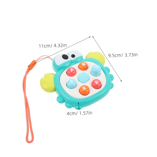 Mikinona Handheld Sensory Button Spiel Tragbares Lernspielzeug für Jungen Mädchen Reise Motorikförderndes Mini Interaktives Frühförderspielzeug von Mikinona