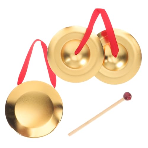 Mikinona Handliches Percussioninstrument Teilig Metall Gong Becken Tragbar Lernspielzeug Koordination und Wahrnehmung Mikinona Handliches Percussioninstrument Teilig Metall Gong Becken Tragbar Lernspielzeug Koordination und Wahrnehmung von Mikinona