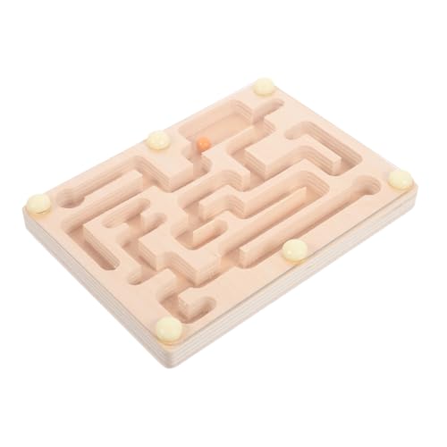 Mikinona Holz Balance Maze mit Kugeln Konzentrationstraining und Motorischer für Tragbares Puzzle zur Geschicklichkeits und Geduldsteigerung Mikinona Holz Balance Maze mit Kugeln Konzentrationstraining und Motorischer für Tragbares Puzzle zur Geschicklichkeits und Geduldsteigerung von Mikinona