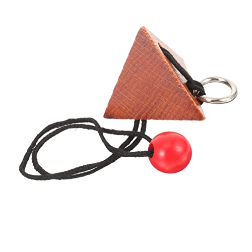 Mikinona Holz Fädelspiel Lernspielzeug Feinmotorik für Erwachsene Stressabbauendes Unlocking Toy mit Sicherem Design und Hoher Haltbarkeit von Mikinona