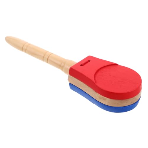 Mikinona Holz Klatscher für Orff Musikinstrument mit Langem Griff Frühes Lernspielzeug von Hand Augen Koordination und Gruppenaktivitäten Mikinona Holz Klatscher für Orff Musikinstrument mit Langem Griff Frühes Lernspielzeug von Hand Augen Koordination und Gruppenaktivitäten von Mikinona