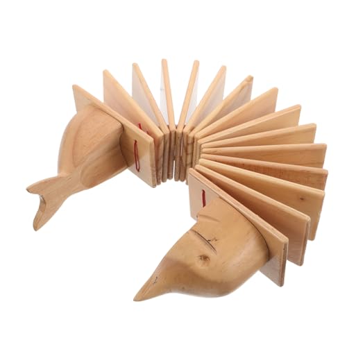 Mikinona Holzklapper Delfinform Schlaginstrument für Rhythmustraining und Familienaktivitäten Pädagogisches Musikspielzeug für Vorschule und Musikalische Früherziehung Mikinona Holzklapper Delfinform Schlaginstrument für Rhythmustraining und Familienaktivitäten Pädagogisches Musikspielzeug für Vorschule und Musikalische Früherziehung von Mikinona