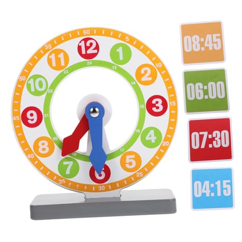 Mikinona Holzlern Uhr Lernspielzeug für Zeitverständnis Robustes Sicheres Material Fördert Hand Auge koordination und Logisches Denken Geeignet für Kleinkinder und Frühe Bildung Mikinona Holzlern Uhr Lernspielzeug für Zeitverständnis Robustes Sicheres Material Fördert Hand Auge koordination und Logisches Denken Geeignet für Kleinkinder und Frühe Bildung von Mikinona