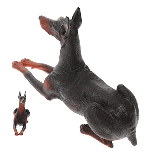 Mikinona Hund Figurine Dekoration Realistisches Hundemodell für Tischornament Hochwertige Kunststoff Hundefigur für Wohn und Schlafzimmer Mikinona Hund Figurine Dekoration Realistisches Hundemodell für Tischornament Hochwertige Kunststoff Hundefigur für Wohn und Schlafzimmer von Mikinona