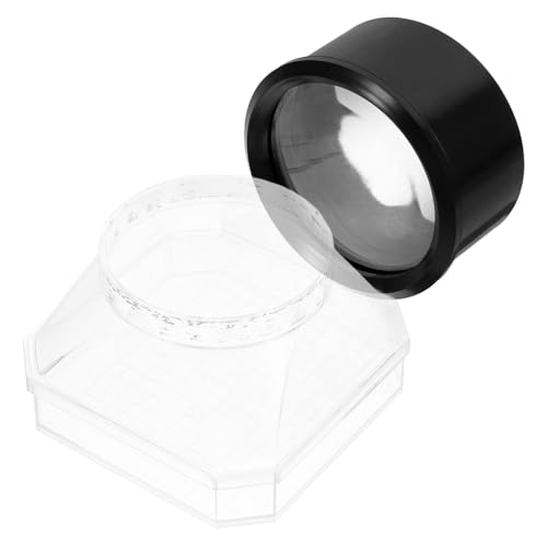 Mikinona Insektenbeobachter Beobachtungsbox mit Lupe Transparent Mittlere Tragbar für Insektenforschung Outdoor Sammlung Lernspielzeug Mikinona Insektenbeobachter Beobachtungsbox mit Lupe Transparent Mittlere Tragbar für Insektenforschung Outdoor Sammlung Lernspielzeug von Mikinona