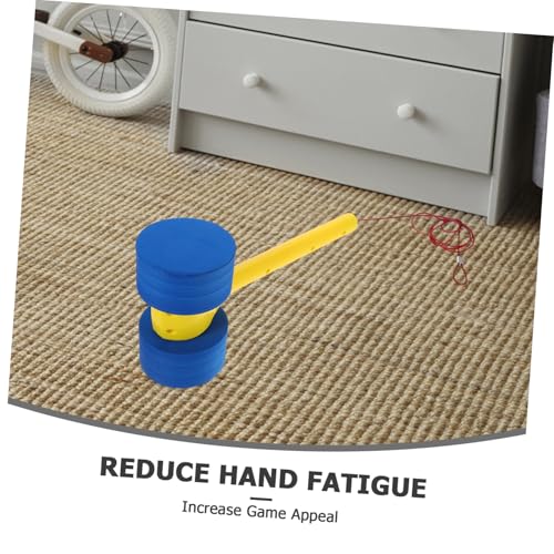 Mikinona Interaktiver Hammer für Maulwurfspiel Ergonomischer Kunststoff Klopfhammer Buntes Design Handliche für Familien und Komfortabel und Langlebig Mikinona Interaktiver Hammer für Maulwurfspiel Ergonomischer Kunststoff Klopfhammer Buntes Design Handliche für Familien und Komfortabel und Langlebig von Mikinona