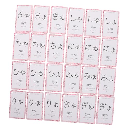 Mikinona Japanische Lernkarten für Anfänger Tragbare Pocket Flashcards mit Hiragana Katakana Kinderfreundlich Farbenfrohes Lernspielzeug zur Schnellen Selbststudium und Vokabelaufbau von Mikinona