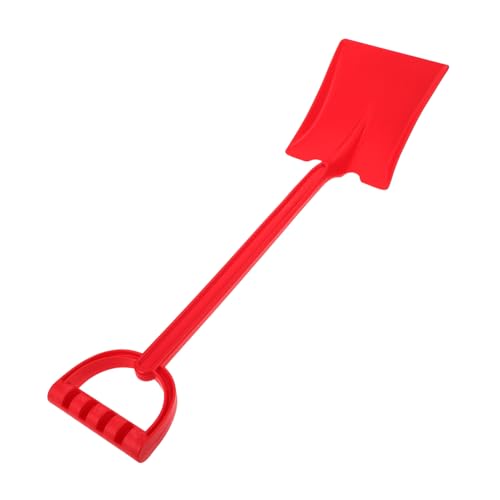 Mikinona Kinderflache Schaufel Rot Kompakt und Tragbar Vielseitig für Sandspiel und Schneebauen Robustes Kunststoffspielzeug für Strand Garten Camping für Jungen und Mädchen von Mikinona