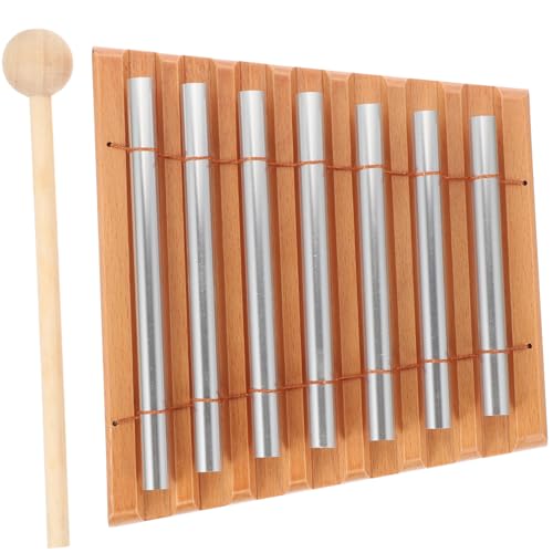 Mikinona Klangstab aus Metall und Holz Runde Schlägel ohne Grate Pädagogisches Percussion Instrument für Musikunterricht und Kinderförderung im Klassenzimmer von Mikinona