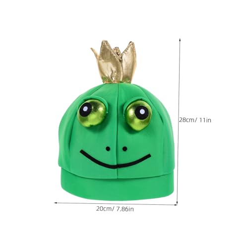 Mikinona Kostümhut Cartoon Frosch Mütze Tier Cosplay Cap Unisex Leicht und Strapazierfähig Für Halloween Karneval Bühne Party Accessoire Mikinona Kostümhut Cartoon Frosch Mütze Tier Cosplay Cap Unisex Leicht und Strapazierfähig Für Halloween Karneval Bühne Party Accessoire von Mikinona