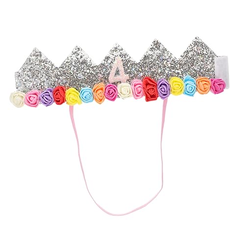 Mikinona Künstlicher Blumenhut Bleistift Party Papierhut Geburtstagszubehör Klassenzimmer Geburtstagskronen Partykappe Geburtstagsdekohüte Geburtstagskappe Zufällige Farbe von Mikinona