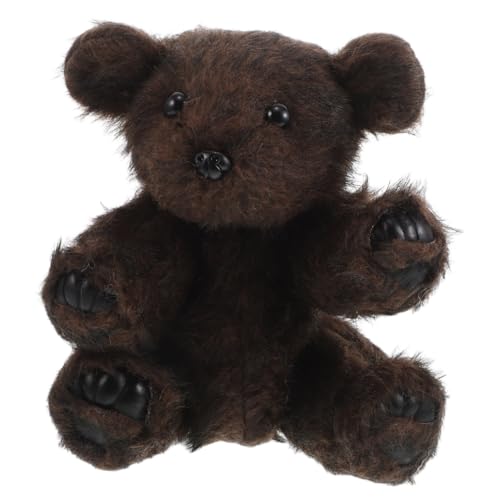 Mikinona Kuscheliges Bär Plüschtier Weiches Verstellbares Kuscheltier für Kinderzimmer Babygeschenk und Kindergeburtstag Niedliches Stofftier für Kreatives und Dekoration von Mikinona
