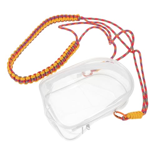 Mikinona Lauftasche Durchsichtiger Puppenrucksack Durchsichtiger Puppenaufbewahrungshalter Puppen Reise Organizer Durchsichtige Puppen Reisetasche Präsentationstasche von Mikinona