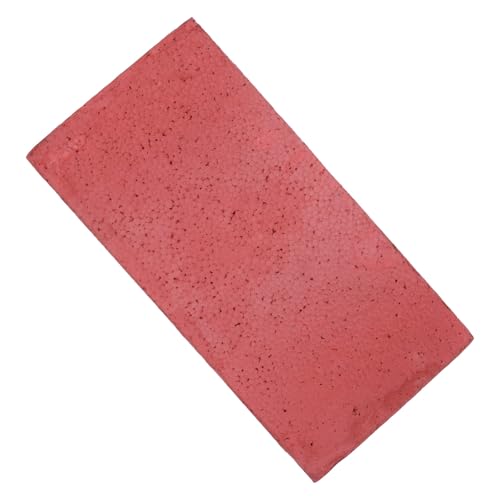 Mikinona Leichter Sicherer Schaumstoffziegel Trickspielzeug Rote Wiederverwendbare Kunstziegel für Bühnenauftritte Halloween Comedy Requisiten für Performance und Fotozwecke von Mikinona