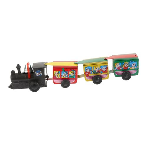 Mikinona Lernspielzeug Zug Retro Blechspielzeug mit DREI Waggons Batteriefrei Energiesparend Langlebig Dekoratives Lernspielzeug für Jungen und Mädchen Mikinona Lernspielzeug Zug Retro Blechspielzeug mit DREI Waggons Batteriefrei Energiesparend Langlebig Dekoratives Lernspielzeug für Jungen und Mädchen von Mikinona