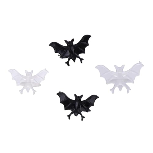 Mikinona Leuchtender Fledermausring Gruselige Leuchtende Dekorringe Fingerfledermäuse Für Halloween Partygeschenk Hochzeitsempfangsrequisiten Halloween Zufällige Farbe von Mikinona