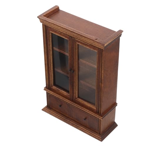 Mikinona Maßstab Vintage Stil Holz Kommode Schrank mit Stauraum für Puppenhaus Wohnzimmer Dekoration und Küchen Zubehör Mikinona Maßstab Vintage Stil Holz Kommode Schrank mit Stauraum für Puppenhaus Wohnzimmer Dekoration und Küchen Zubehör von Mikinona