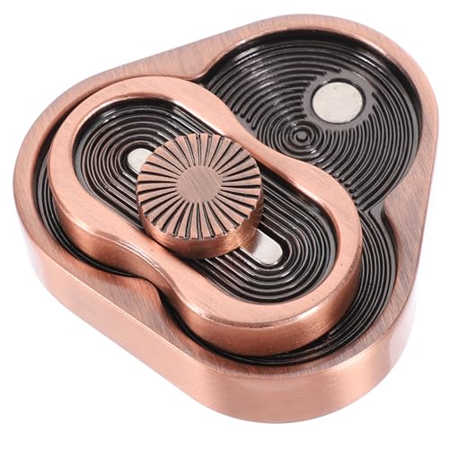 Mikinona Metall Fidget Slider Dreiecksspielzeug für Stressabbau Leichtes und Tragbares Finger Entspannungsspielzeug für Büro und Freizeit Langlebig und Präzise Verarbeitet von Mikinona