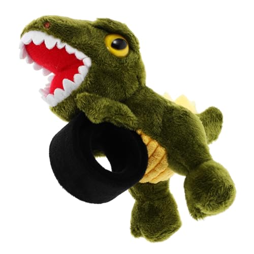 Mikinona Mini Dinosaurier Plüschtier Motorrad Deko Grün Weiches Kuscheltier Anhänger Vielseitiger Dinosaurier Ornament für Jungen Geschenk Dinofans von Mikinona