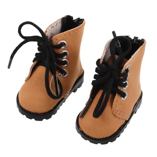 Mikinona Mini Doll Boots Bjd Puppenschuhe Simulation Stabile Miniaturstiefel für Puppenhaus Dekoration und Verkleidungsspiel von Mikinona
