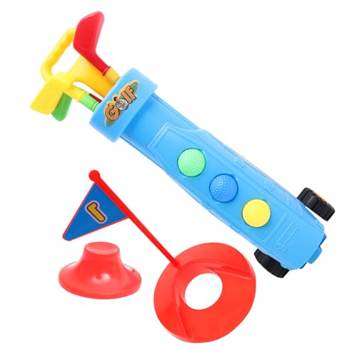 Mikinona Mini Golf Leichter Golfschläger mit Großem Trolley Fördert Hand Auge koordination für Indoor und Outdoor Geschenk für Jungen und Mädchen Ab Jahren Zufällige Farbe Zufällige Farbe von Mikinona