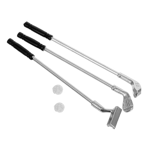 Mikinona Mini Golf Set für Puppenhaus Dekoration Mini Schläger Bälle aus Hochwertigem Legierungsmaterial für Realistische Miniaturspiele und Sichere Nutzung Mikinona Mini Golf Set für Puppenhaus Dekoration Mini Schläger Bälle aus Hochwertigem Legierungsmaterial für Realistische Miniaturspiele und Sichere Nutzung von Mikinona