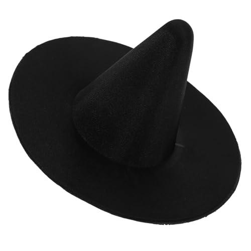 Mikinona Mini Hexenhut Satin Schwarz DIY Partyhut für Puppen Haustiere Halloween Dekoration Basteln Zubehör Niedliches Accessoire Mikinona Mini Hexenhut Satin Schwarz DIY Partyhut für Puppen Haustiere Halloween Dekoration Basteln Zubehör Niedliches Accessoire von Mikinona