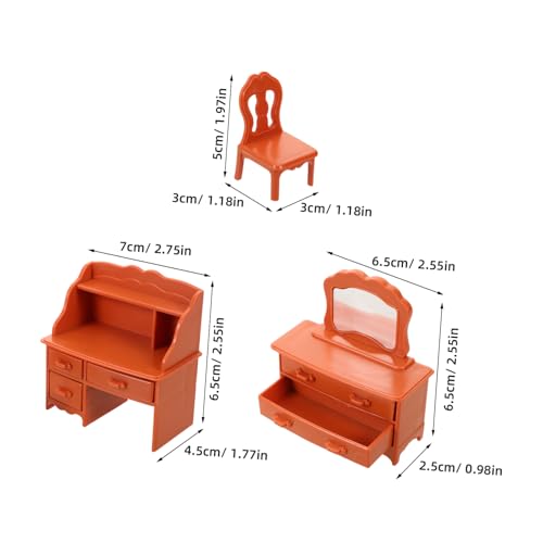 Mikinona Mini -Make -up -Tisch Mini Schminktisch Hausspielzeug Miniatur Schminktisch -Waschtisch Möbelmodelle -Eitelkeit Harz Hellbraun Mikinona Mini -Make -up -Tisch Mini Schminktisch Hausspielzeug Miniatur Schminktisch -Waschtisch Möbelmodelle -Eitelkeit Harz Hellbraun von Mikinona