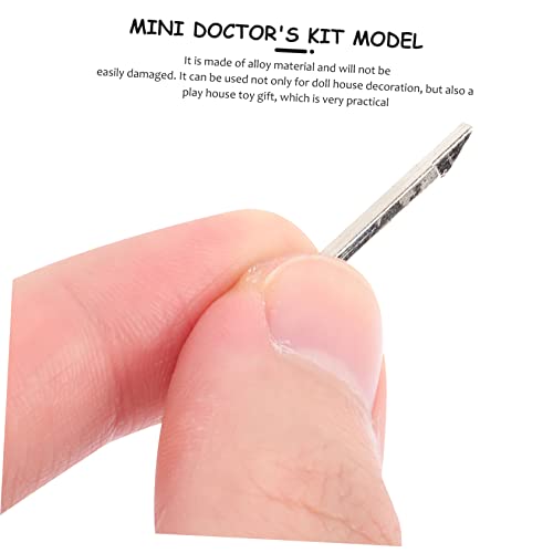 Mikinona Miniatur Arztwerkzeug Teilig Mini Modell Puppenhaus Zubehör für DIY Mikro Landschaft Realistisch Detailgetreu Robust und Glatt von Mikinona