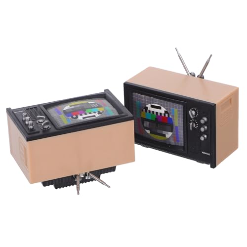 Mikinona Miniatur Fernseher Modell Realistische Puppenmöbel DIY Mini Tv für Puppenhaus Dekoration Detailgetreues Wohnzimmer Zubehör Miniatur für Sammler Mikinona Miniatur Fernseher Modell Realistische Puppenmöbel DIY Mini Tv für Puppenhaus Dekoration Detailgetreues Wohnzimmer Zubehör Miniatur für Sammler von Mikinona