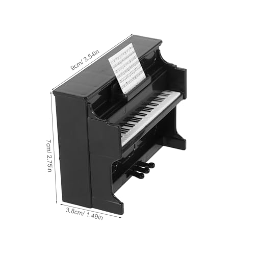 Mikinona Miniatur Klassisches Musik Instrument Modell Detailgetreu und Langlebig Puppenhaus Dekoration für Miniatur Räume Kreatives Mini Musikzimmer Zubehör Sichere und Wiederverwendbare von Mikinona