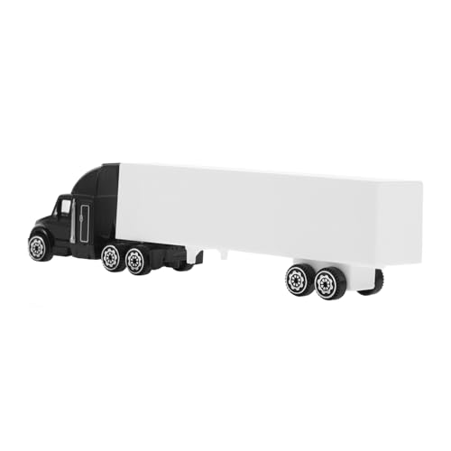 Mikinona Miniatur LKW Modell aus Robustem Metall Detailgetreuer Retro Transporter Kleines Baustellenfahrzeug und Dekoration für Kleinkinder Jahre Vielseitiges Schreibtisch Ornament von Mikinona