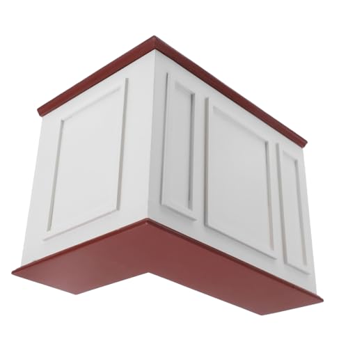 Mikinona Miniatur Schrank Figur Simulation Mini Modell Mini Möbel Für Puppenhaus Miniatur Thekenschrank Puppenhaus Zubehör Kleine Hausmöbel Hellbraunes Holz von Mikinona