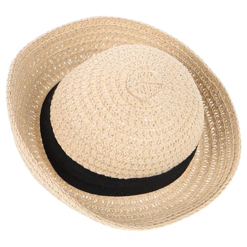 Mikinona Miniatur Strohhut für Puppen Handgefertigt aus Natürlichem Stroh DIY Basteldekoration Modisches Vielseitiges Accessoire für Puppen und Miniaturhäuser für Sammler Mikinona Miniatur Strohhut für Puppen Handgefertigt aus Natürlichem Stroh DIY Basteldekoration Modisches Vielseitiges Accessoire für Puppen und Miniaturhäuser für Sammler von Mikinona