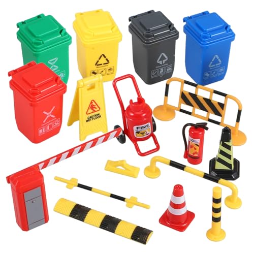 Mikinona Miniatur Verkehrsabsperrung Spielset Pädagogisches Straßensperren Modell für Realistische Baustellenabsperrung und Verkehrsschilder für Sandtisch und Lernspiele Mikinona Miniatur Verkehrsabsperrung Spielset Pädagogisches Straßensperren Modell für Realistische Baustellenabsperrung und Verkehrsschilder für Sandtisch und Lernspiele von Mikinona