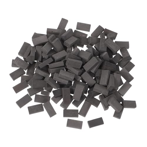 Mikinona Miniatur Ziegelsteine DIY Micro Landschaft Modell Zubehör Fein Poliert Sicher für Puppenhaus Sandkasten Garten Dekoration und Kreative Bastelprojekte von Mikinona