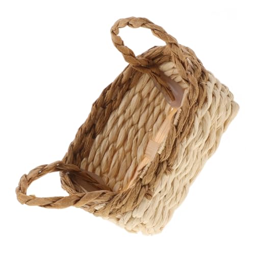 Mikinona Miniaturkorb aus Rattan Handgewebter Puppenhaus Korb Tragbarer Mini Aufbewahrungskorb für Dekoration für Miniaturlandschaften und Puppenhaus Szenen Mikinona Miniaturkorb aus Rattan Handgewebter Puppenhaus Korb Tragbarer Mini Aufbewahrungskorb für Dekoration für Miniaturlandschaften und Puppenhaus Szenen von Mikinona