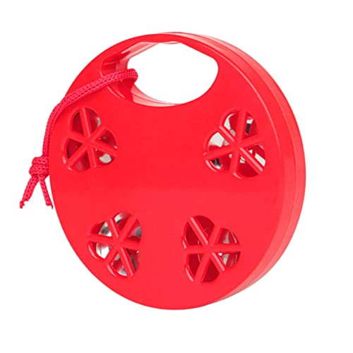 Mikinona Musikunterricht Hilft Blumenglocken Und Trommeln Rasselinstrument Rasseltrommel -trommeln Kleinkindmusikspielzeug Tragbares Tamburin Rot Plastik Mikinona Musikunterricht Hilft Blumenglocken Und Trommeln Rasselinstrument Rasseltrommel -trommeln Kleinkindmusikspielzeug Tragbares Tamburin Rot Plastik von Mikinona