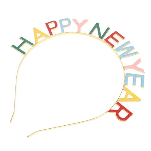 Mikinona Neujahrs Haarreif Damen Party Stirnband Bunt Leicht Komfortabel Festliche Silvester Kopfbedeckung Für Frauen Mädchen Feiertagsdeko von Mikinona