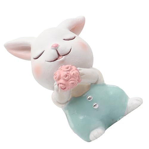 Mikinona Niedlicher Resin Kuchenornament Häschen Dekoration für Auto Büro und Zuhause Langlebiges Cartoon Cake Topper Geschenkidee für Familie und Freunde Mikinona Niedlicher Resin Kuchenornament Häschen Dekoration für Auto Büro und Zuhause Langlebiges Cartoon Cake Topper Geschenkidee für Familie und Freunde von Mikinona