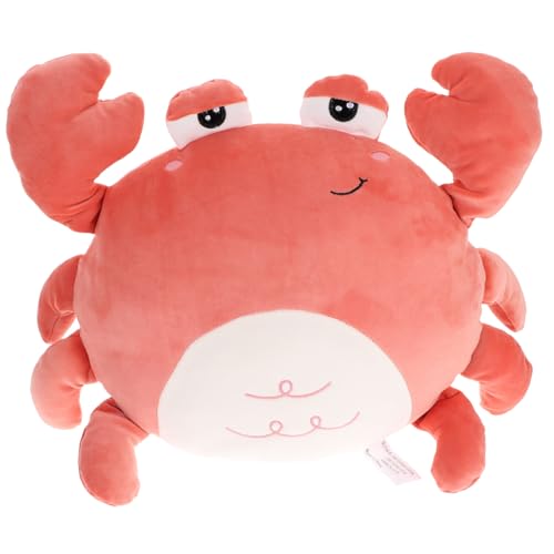 Mikinona Niedliches Krabben Kuscheltier Plüsch Kissen Weiches Stofftier Für Erwachsene Als Geburtstagsgeschenk Und Wohnaccessoire von Mikinona