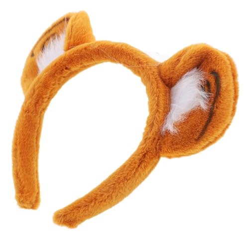 Mikinona Niedliches Tiger Ohr Haarband für Mädchen Bequemes Cosplay Stirnband Robustes Party Accessoire für Karneval Halloween und Make Up Vielseitig Einsetzbar Verformungsfest Modisch von Mikinona