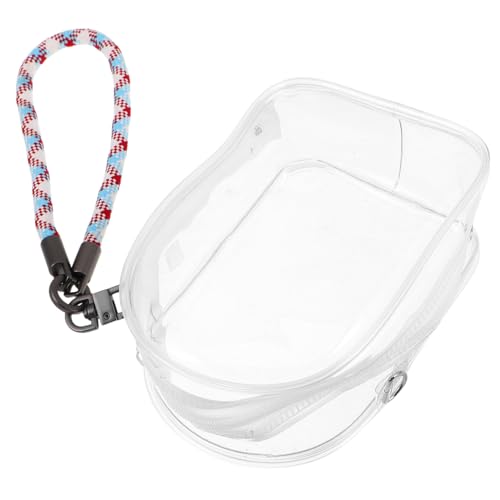 Mikinona PVC Spielzeugaufbewahrungs Organizer Figuren Display Puppenaufbewahrungs Tragetasche Spielzeughalter Puppen Reisetasche Aufbewahrungskoffer Puppen Organizer Tasche von Mikinona