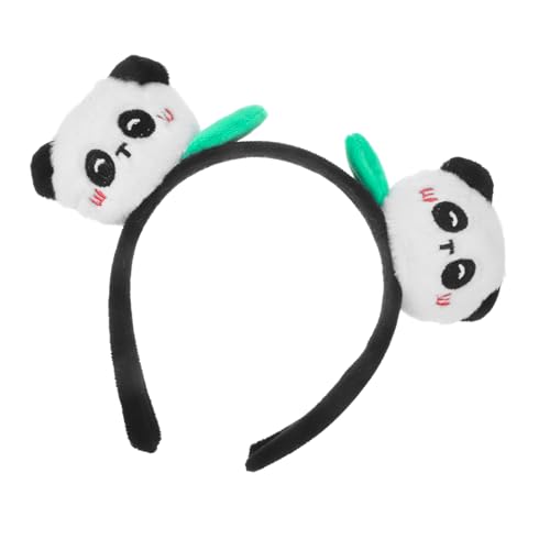 Mikinona Panda-Stirnband Panda-Haarband Tierstirnband Mädchen Panda-Kopfbedeckung Haarband mit Panda-Elementen tierische Kopfbedeckung Falscher Panda-Kopfschmuck Partyzubehör Stoff Schwarz Mikinona Panda-Stirnband Panda-Haarband Tierstirnband Mädchen Panda-Kopfbedeckung Haarband mit Panda-Elementen tierische Kopfbedeckung Falscher Panda-Kopfschmuck Partyzubehör Stoff Schwarz von Mikinona