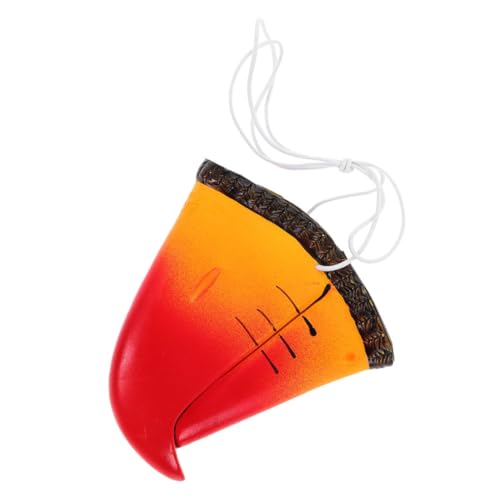 Mikinona Parrot Beak Nose Cosplay Requisit Realistische Vogel Schnabelmaske für Tierpartys und Karneval Einfach Anzubringen Vielseitig Verwendbar für Kostüm Events und Themenfeiern von Mikinona