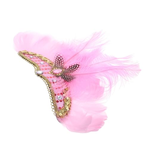 Mikinona Party Federschmuck Haarband mit Pailletten Elastisches Accessoire für Maskenball Karneval Halloween und Festliche Auftritte Geeignet für Frauen und Mädchen Mikinona Party Federschmuck Haarband mit Pailletten Elastisches Accessoire für Maskenball Karneval Halloween und Festliche Auftritte Geeignet für Frauen und Mädchen von Mikinona