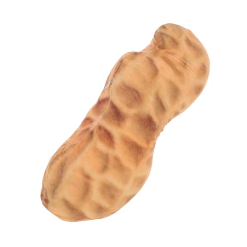Mikinona Peanut Plüsch Kissen Ergonomisches Rückenkissen Weicher Lendenwirbelstütze Komfort Für Gaming Stuhl Sofa Boden Dekoratives Essenförmiges Kuscheltier Für Kinderzimmer von Mikinona